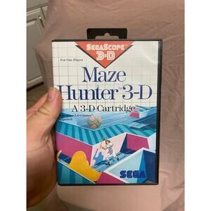 Maze Hunter 3-D (Sega Master System, 1988) CIB